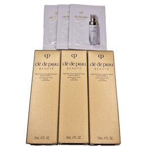 Cle de Peau Beaute Skincare Gift Set Protective Fortifying Emulsion Serum NEW